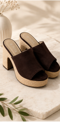 Mules à talons