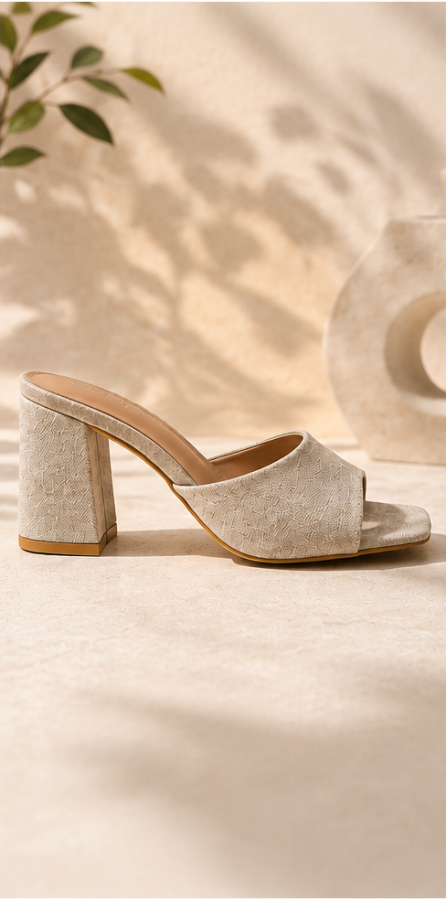 Mules à talons