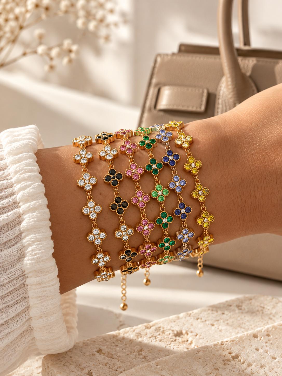 Bracelet Trèfle Éclat