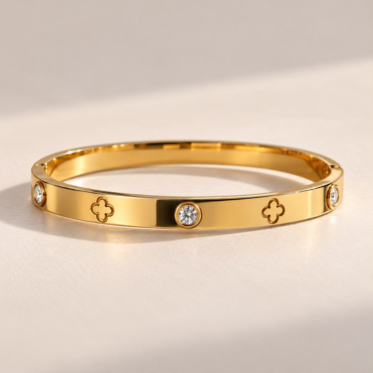 Bracelet jonc doré