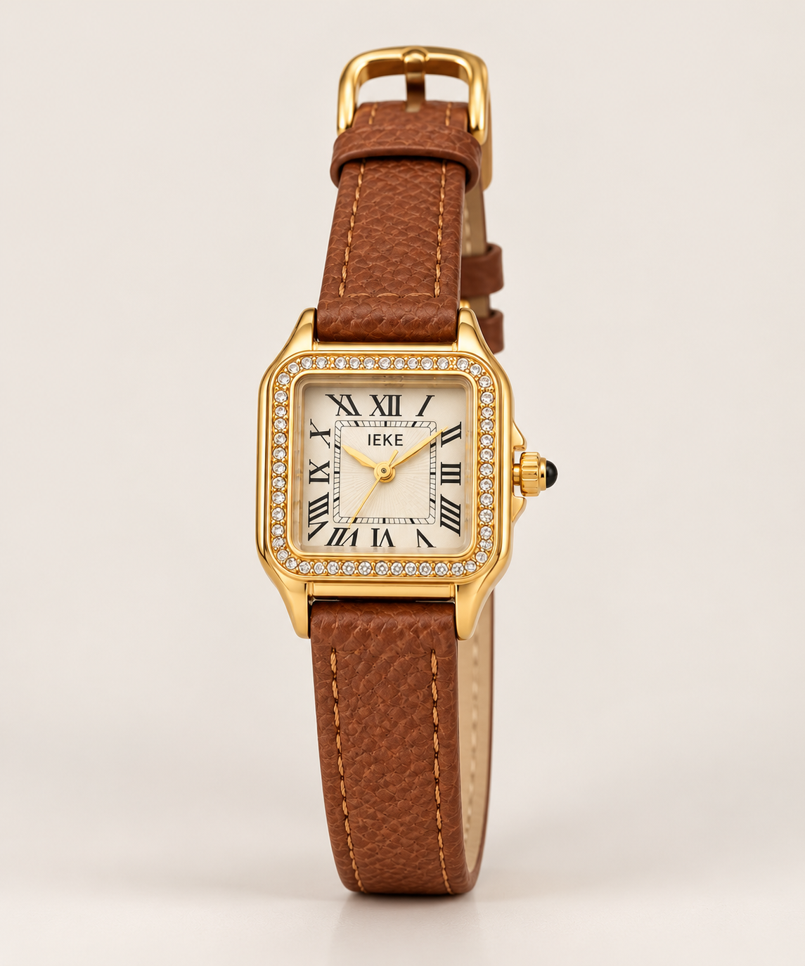 Montre bracelet grainé