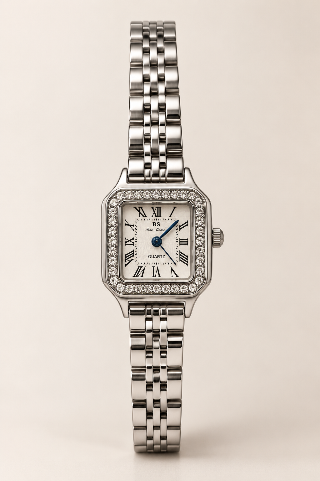Montre argentée