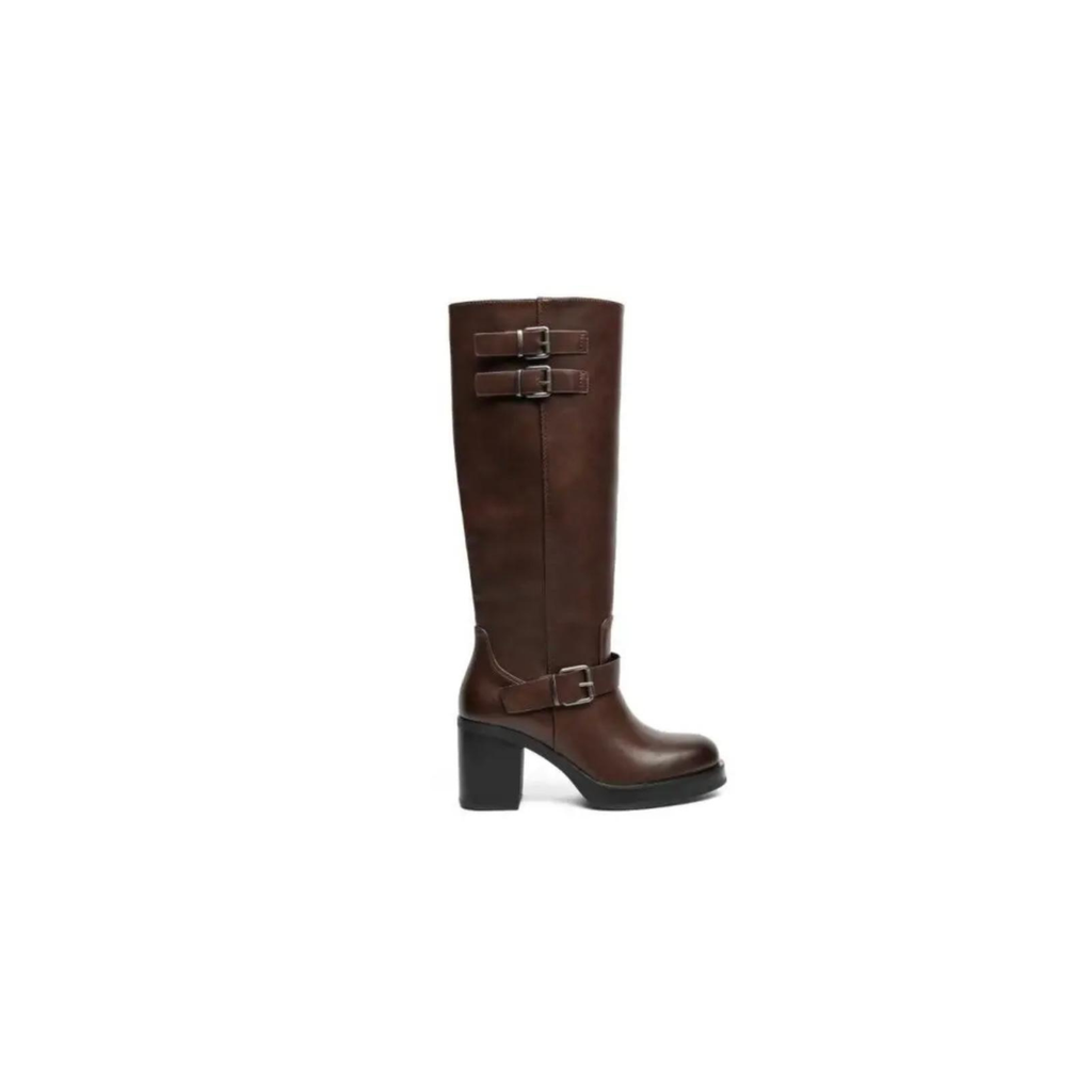 Bottes Hautes à Talons Épais