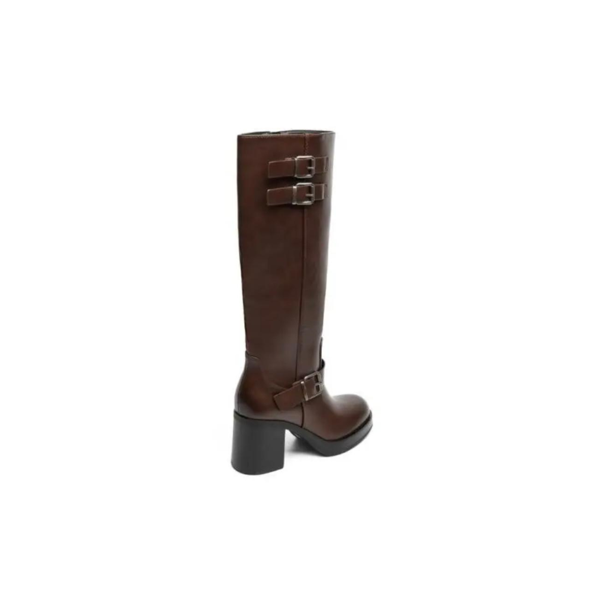 Bottes Hautes à Talons Épais